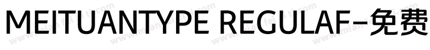 MEITUANTYPE REGULAF字体转换